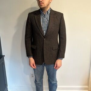 HAGGAR MADE IN USA 100% PURE WOOL SPORTS COAT sz 40